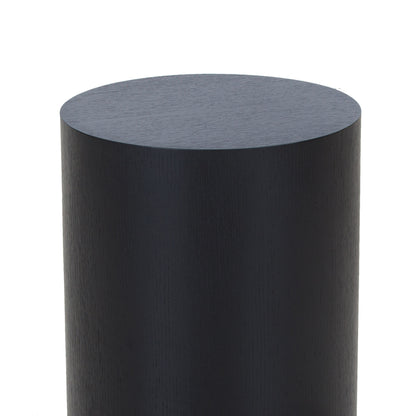 15" Round End Table (black)