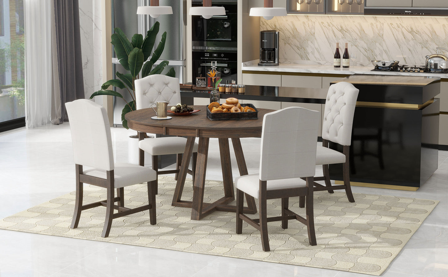 Parris 5 Piece Dining Table Set