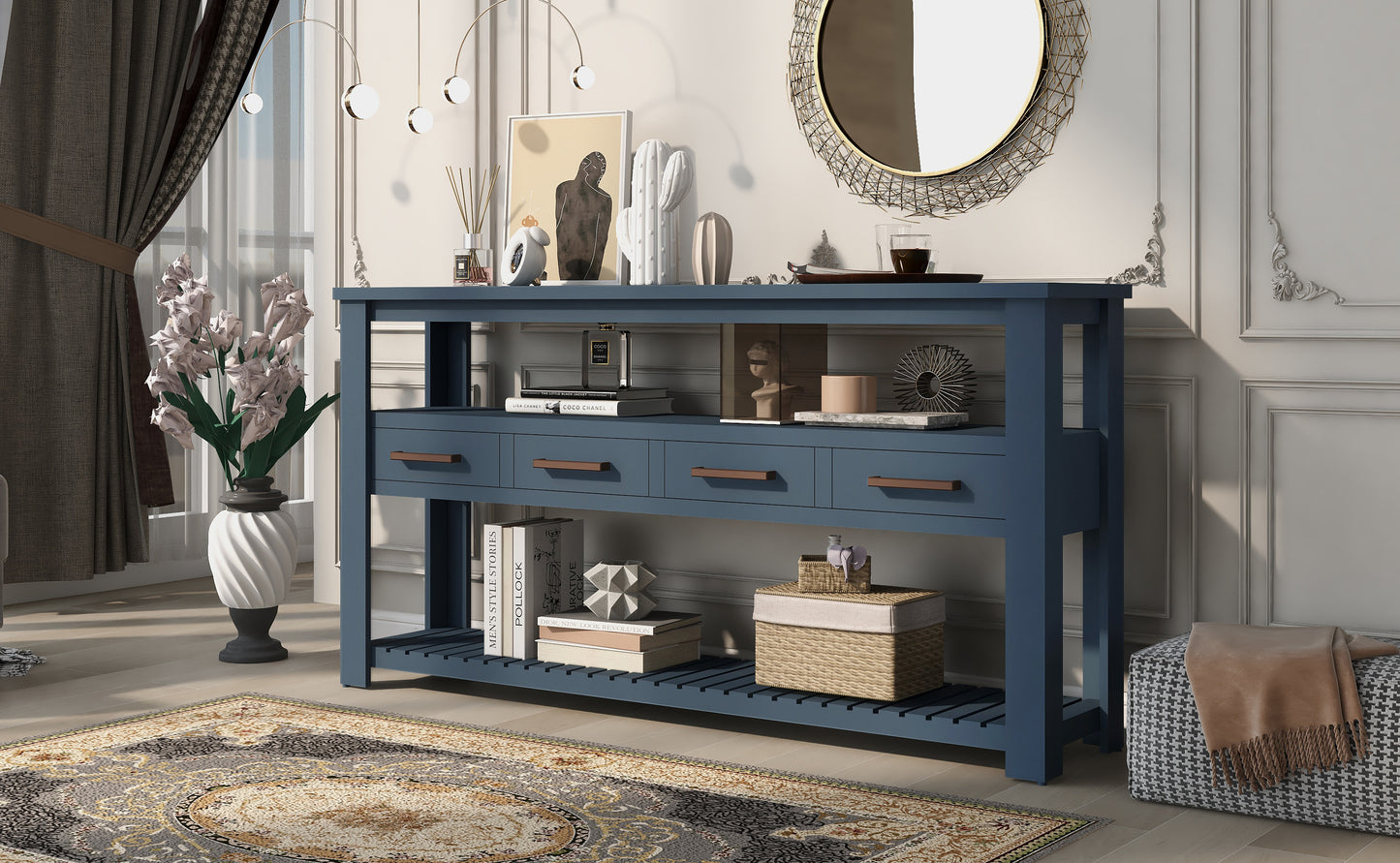 Max Console Table (blue)