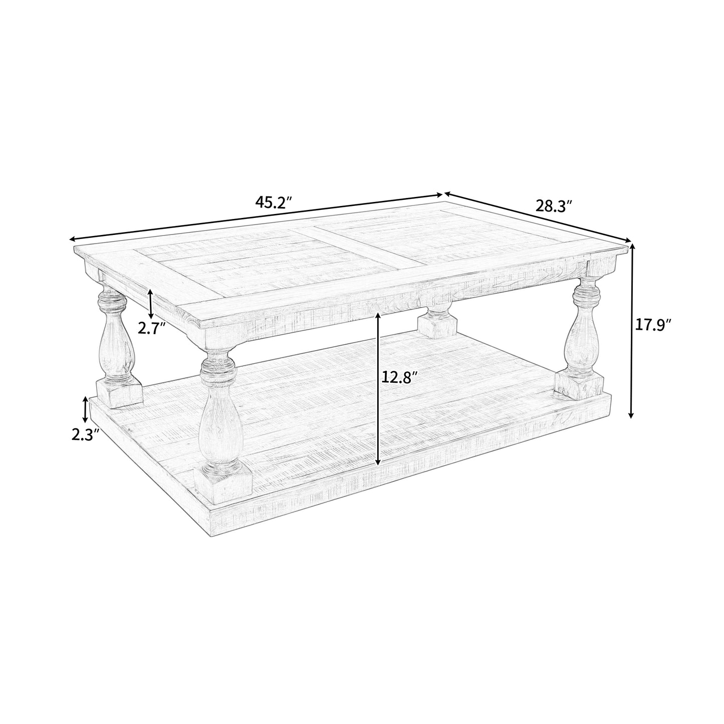 Giova Coffee Table (black)