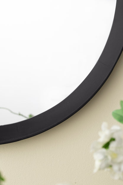 Mango Black Wood Wall Mirror