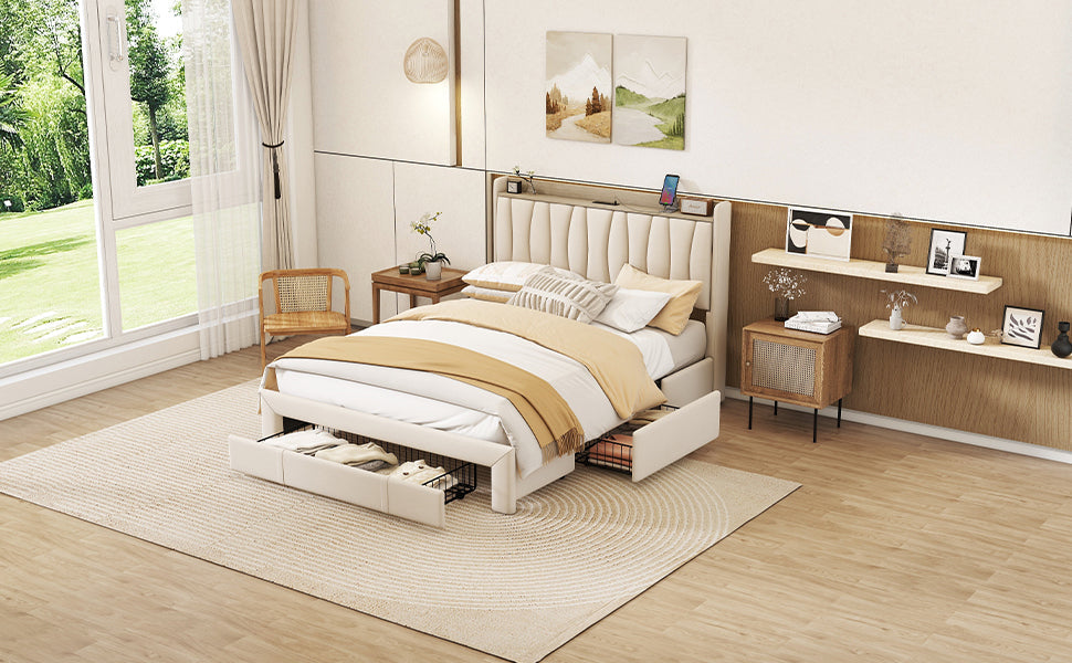 Blaire Queen Storage Bed