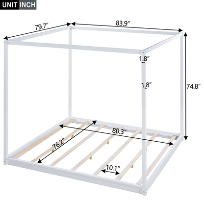 Brigitta King Bed (white)