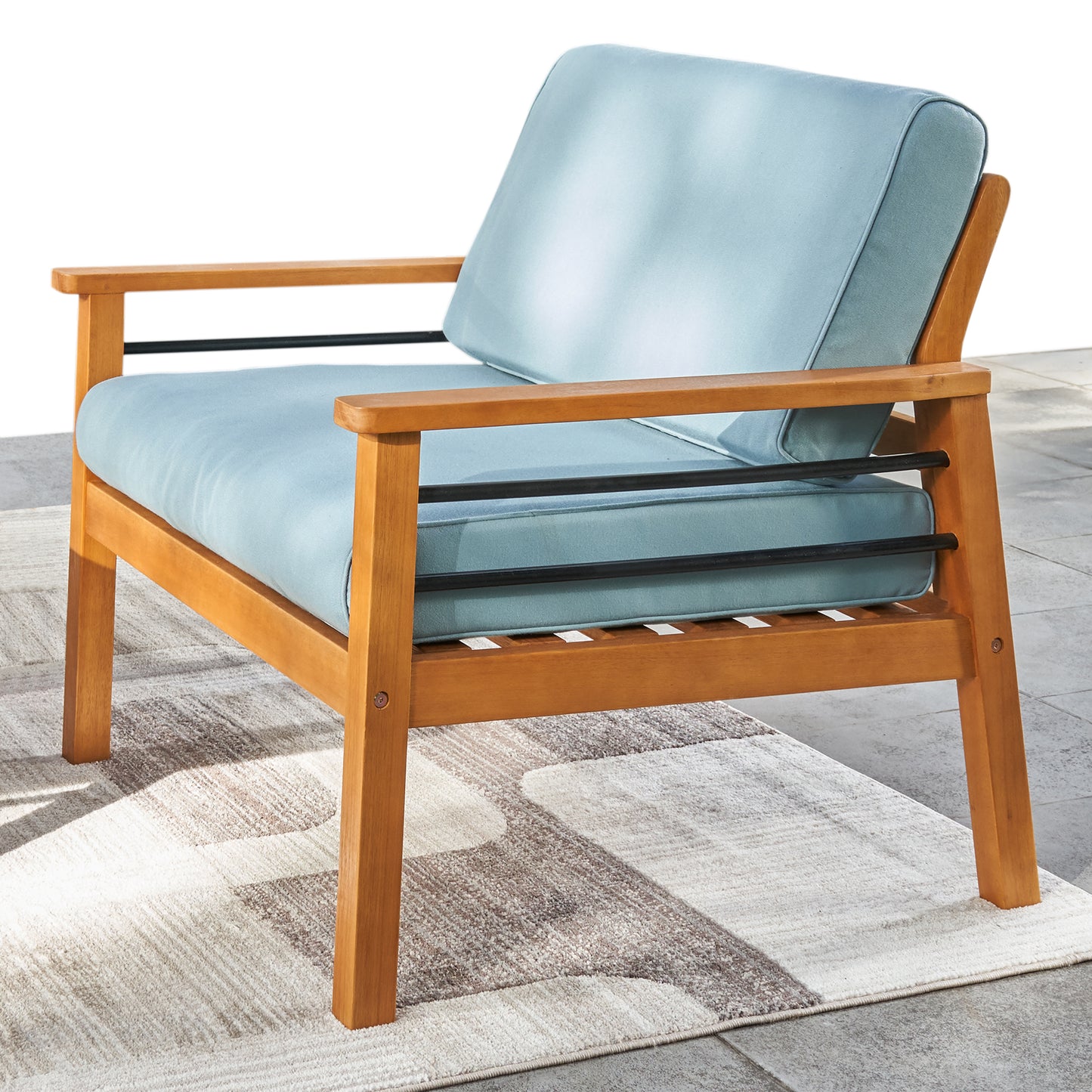 Gloucester Contemporary Outdoor Wood Chair