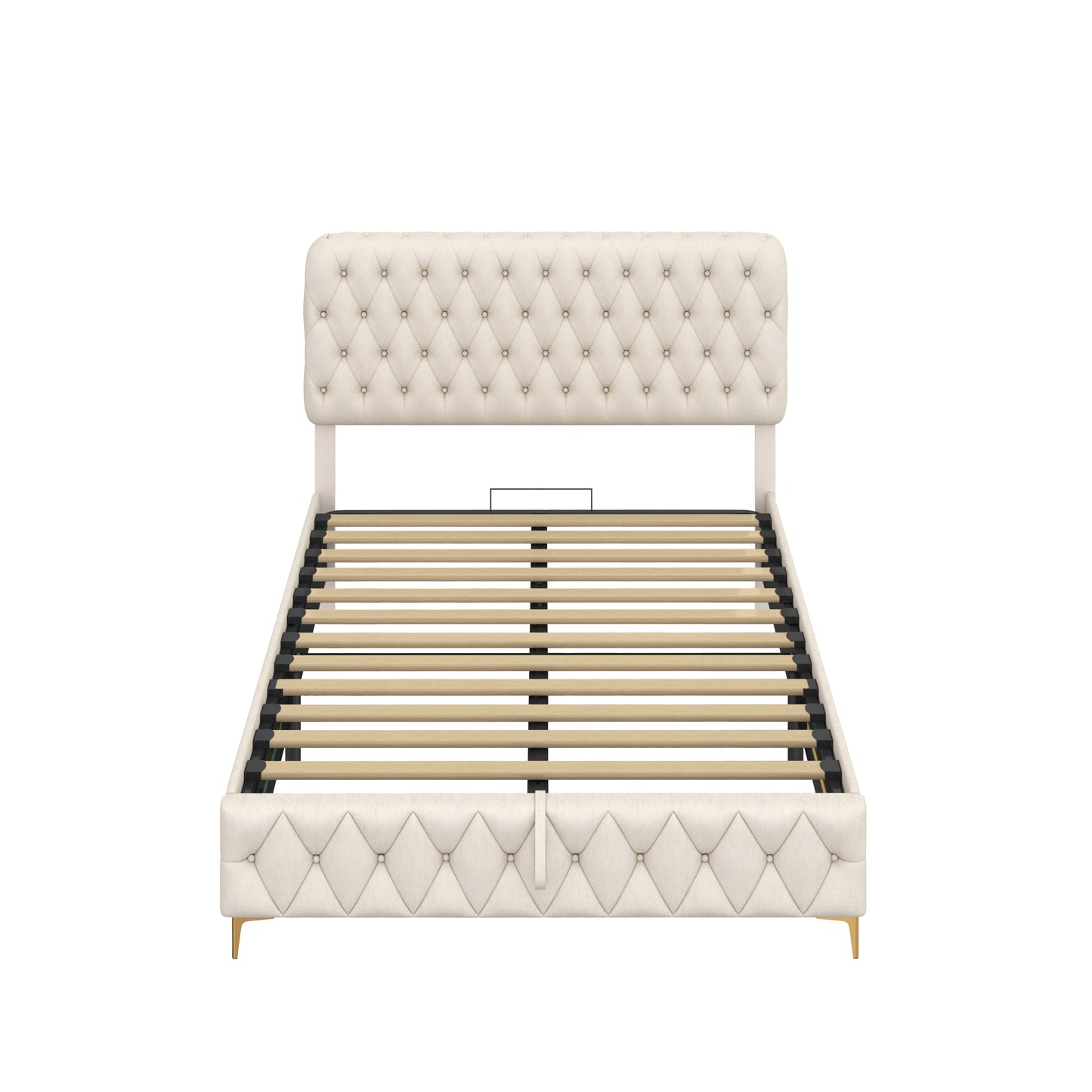 Valerie Queen Bed (beige)