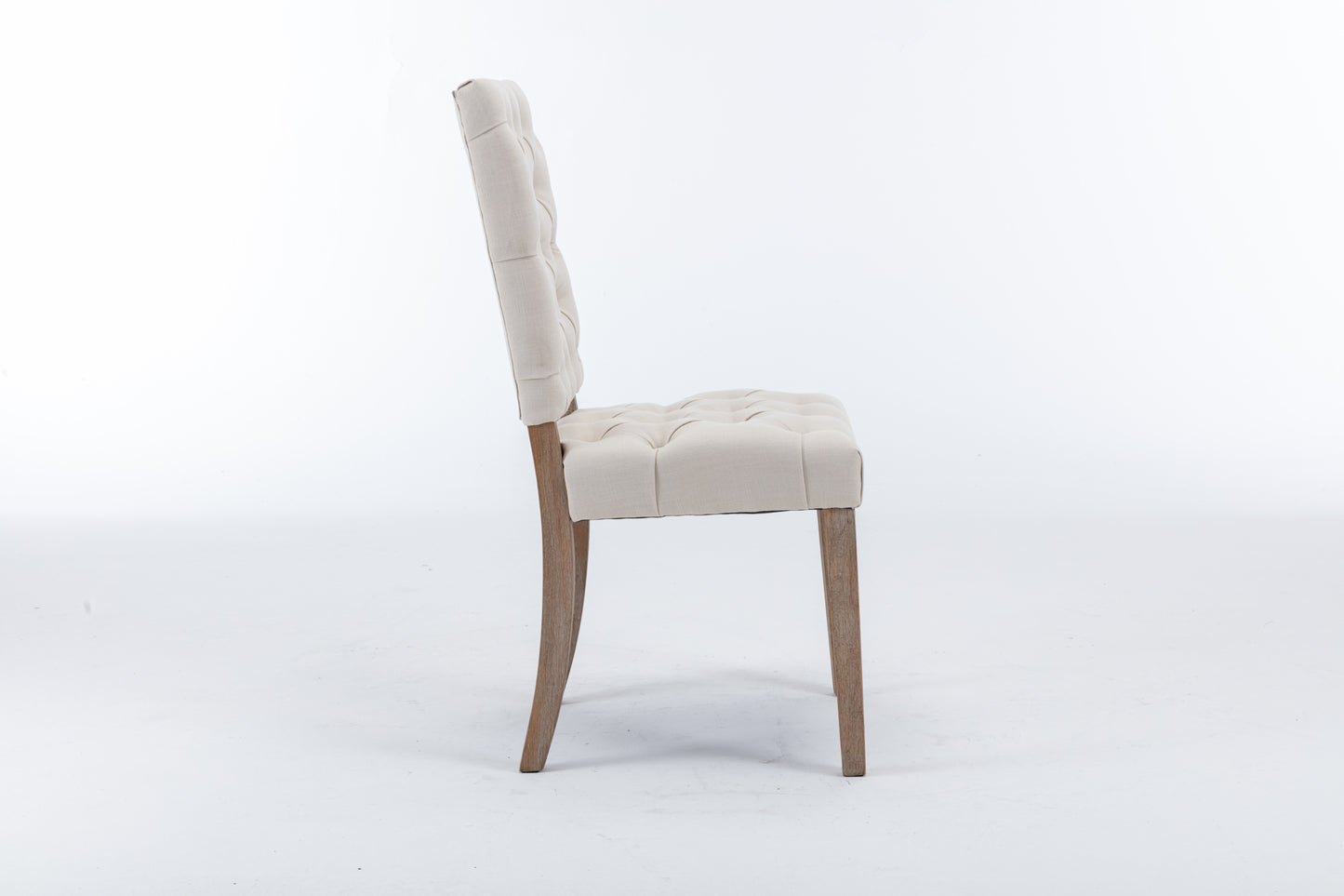 Buttoned Cream Dining Chair (set of 2)