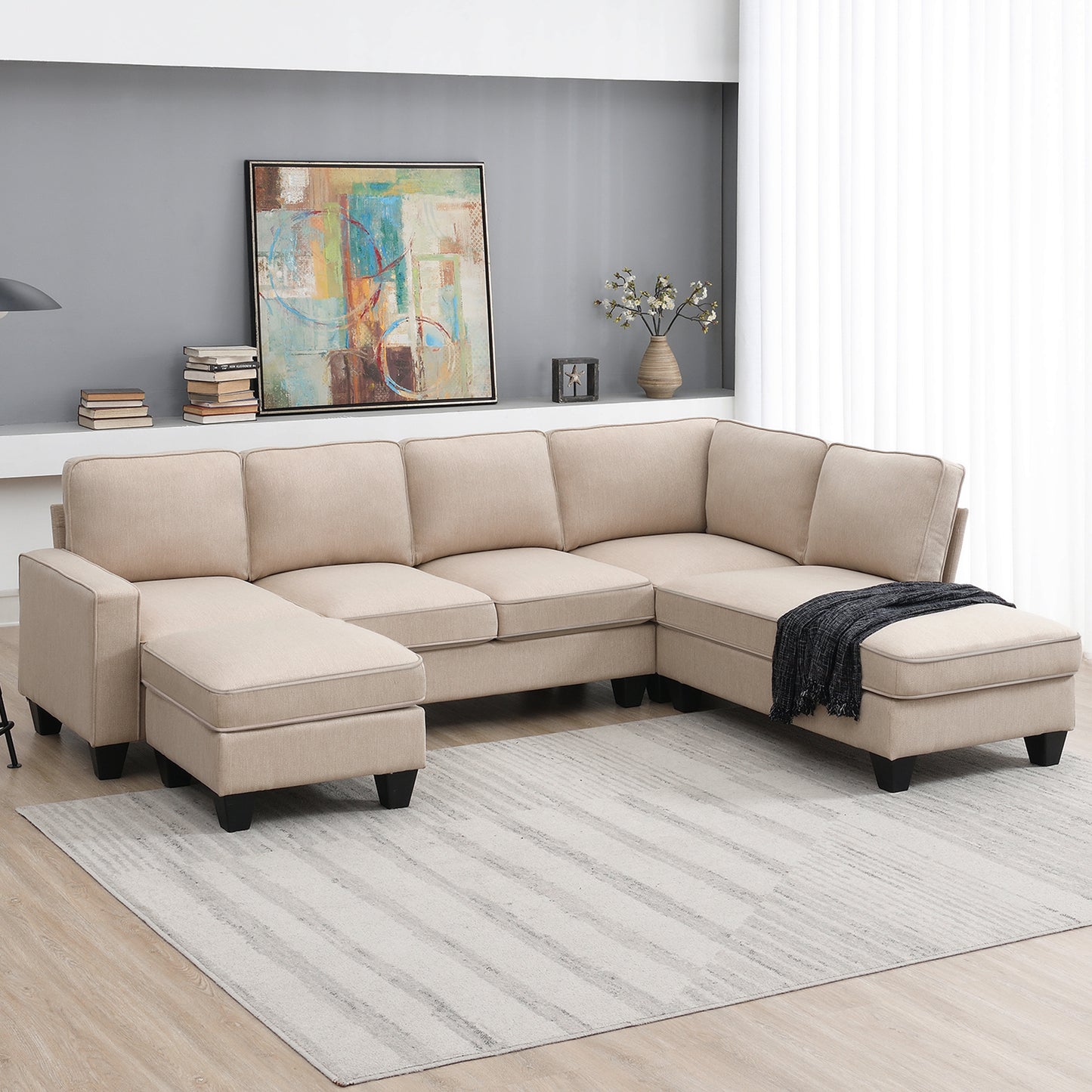 Benjamin Modern L-shaped Sectional Sofa