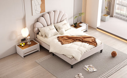 Flower Full Bed (beige)