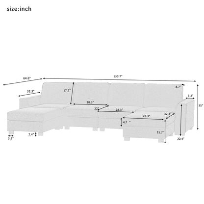 Shanice 3 Piece Sectional Sofa