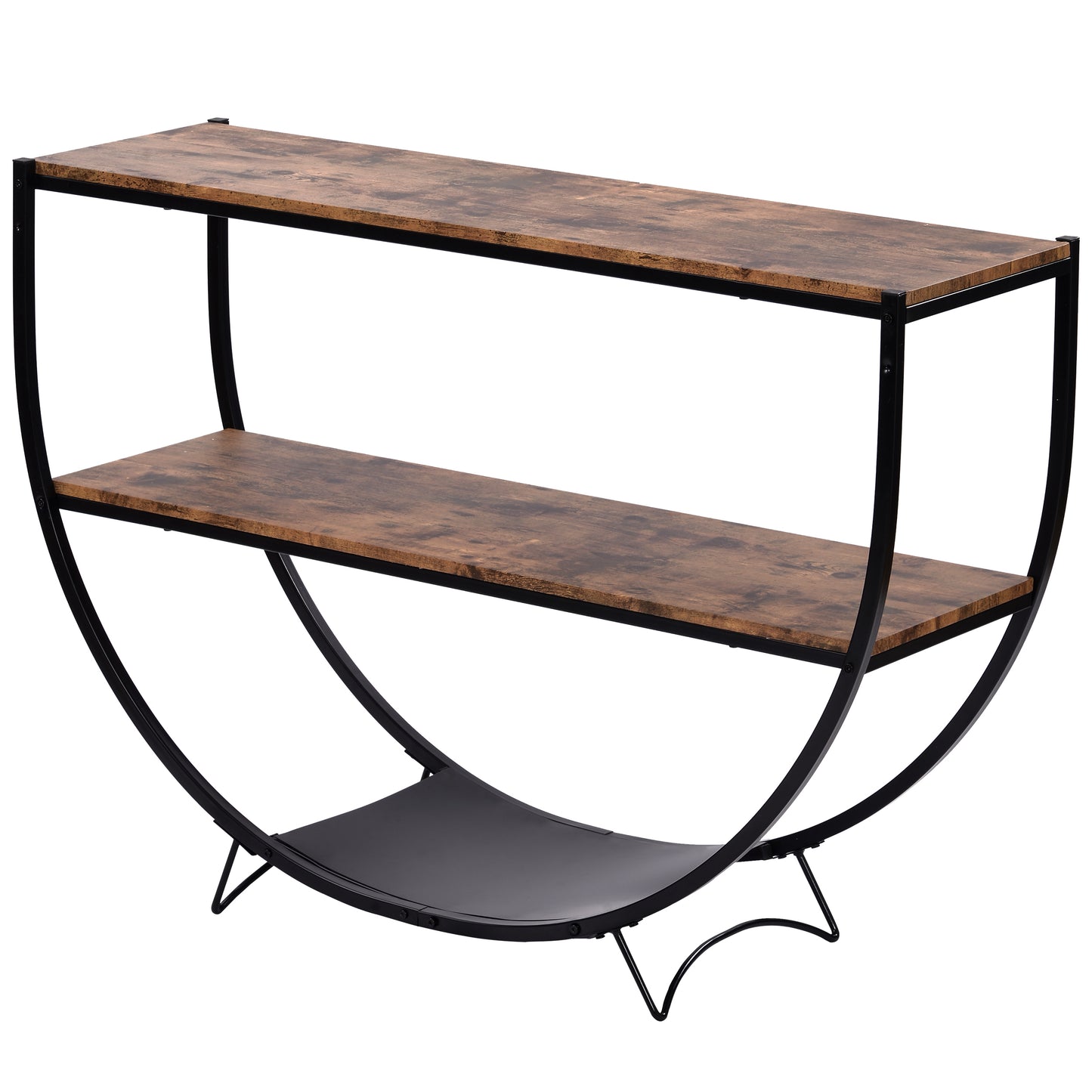 Semi Console Table (dark brown)