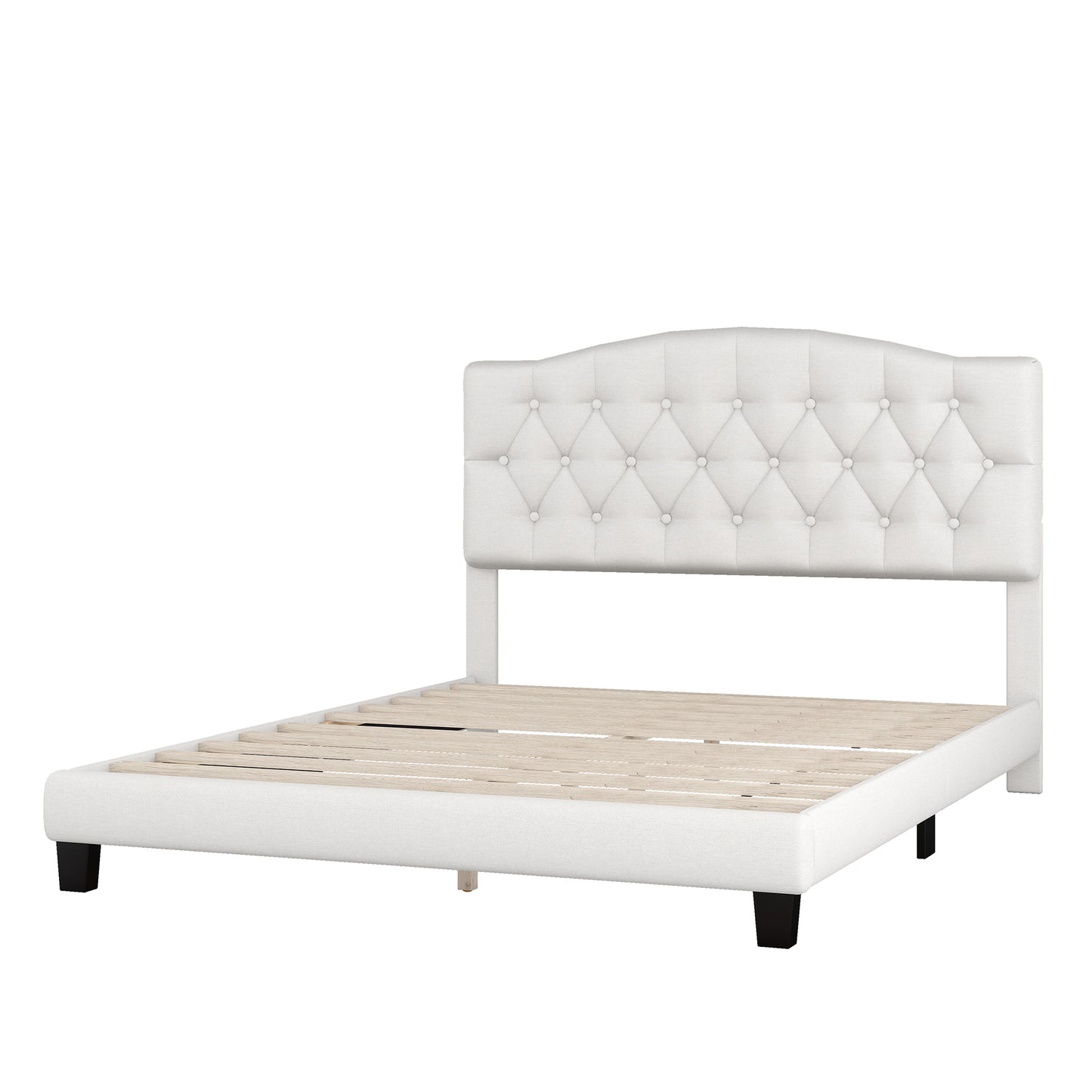 Mefo Queen Bed (beige)