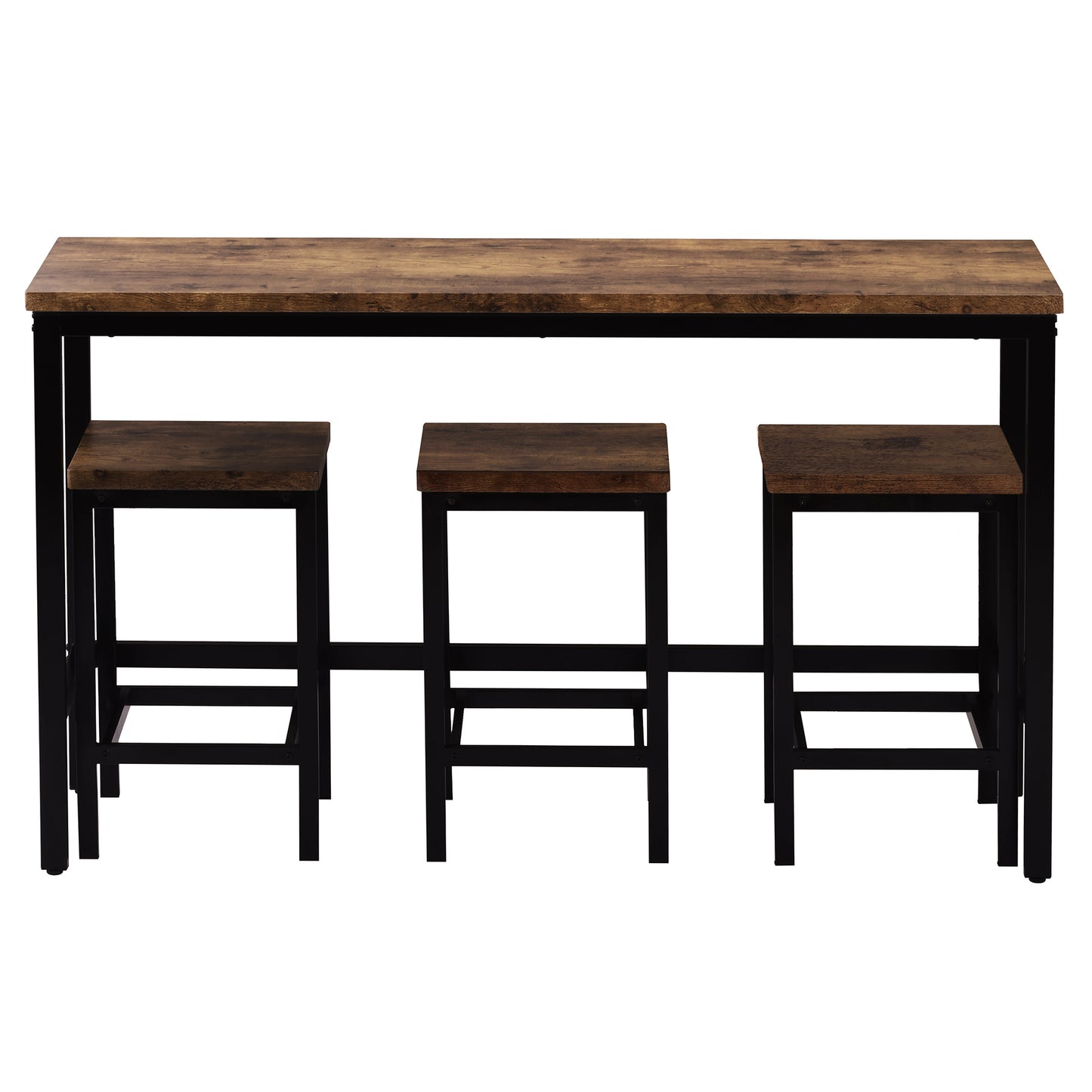 Counter Height Extra Long 4-Piece Dining Table