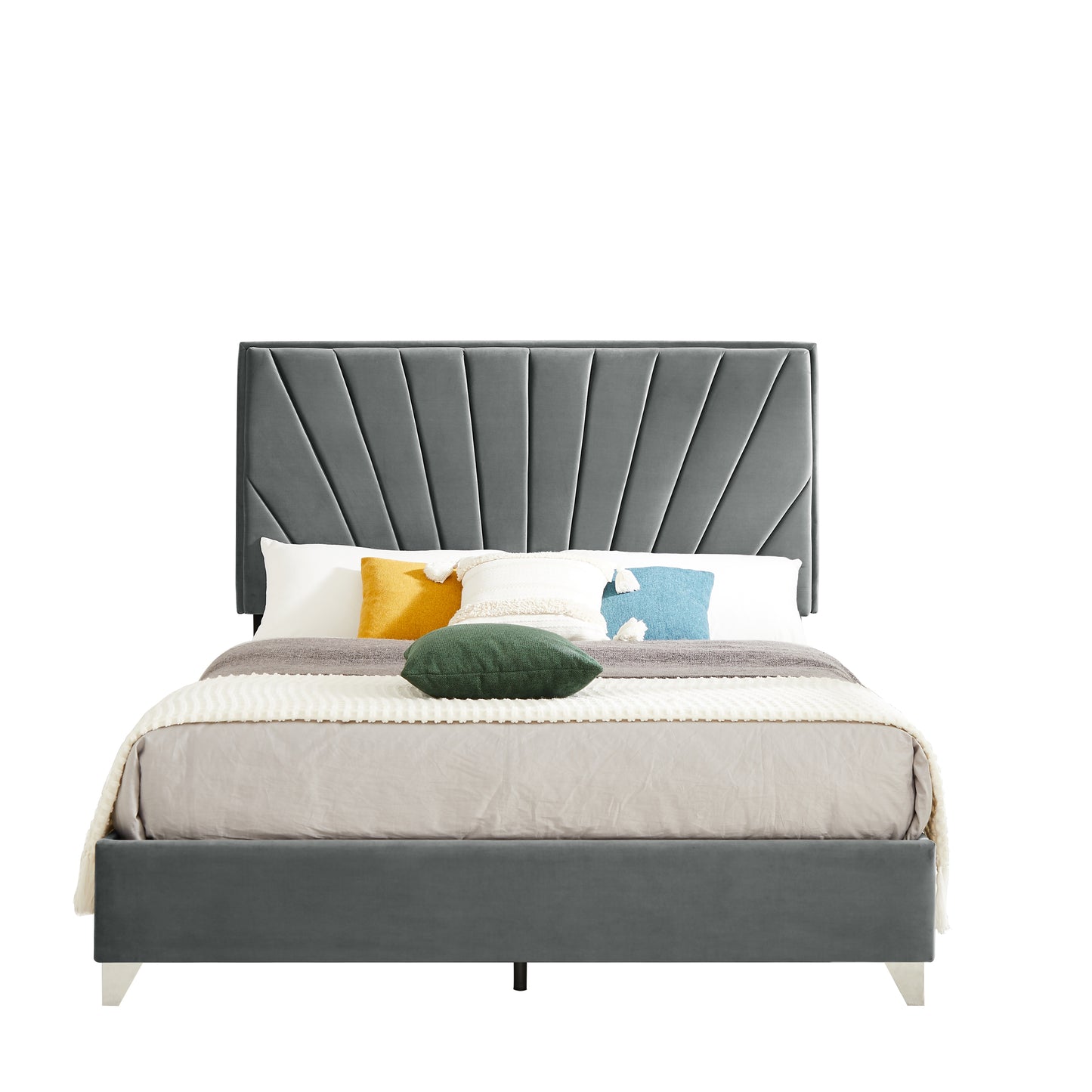 Sun Queen Bed (gray)