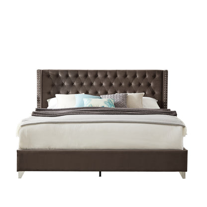 Caine King Bed (brown)