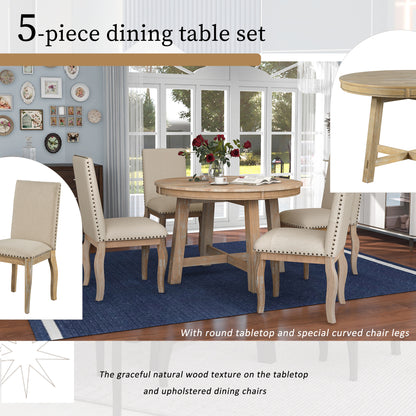 Farmhouse 5-Piece Dining Table