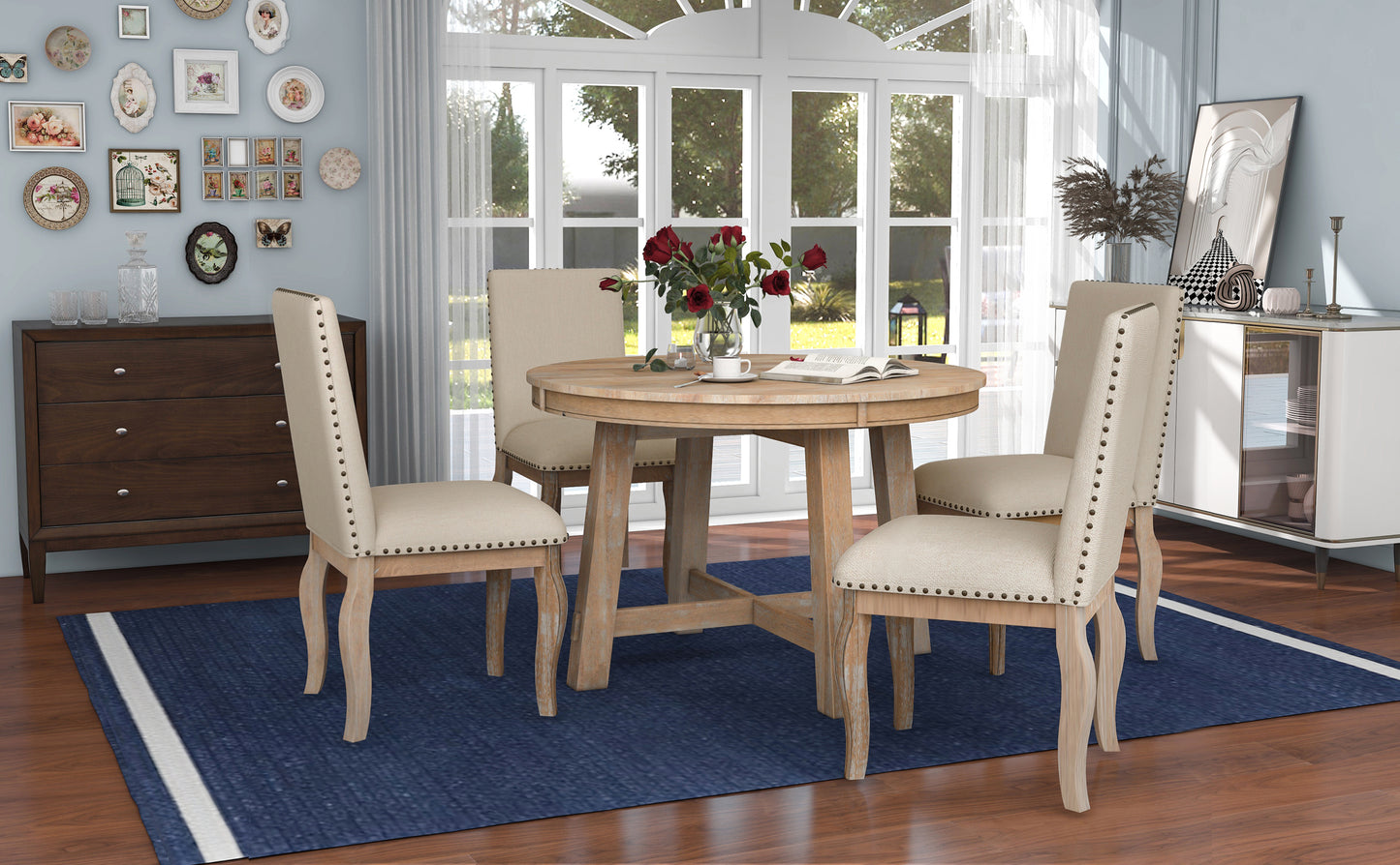 Farmhouse 5-Piece Dining Table