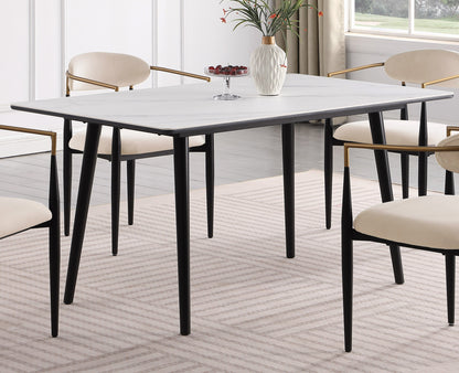 Rich Taupe 5-Piece Dining Table