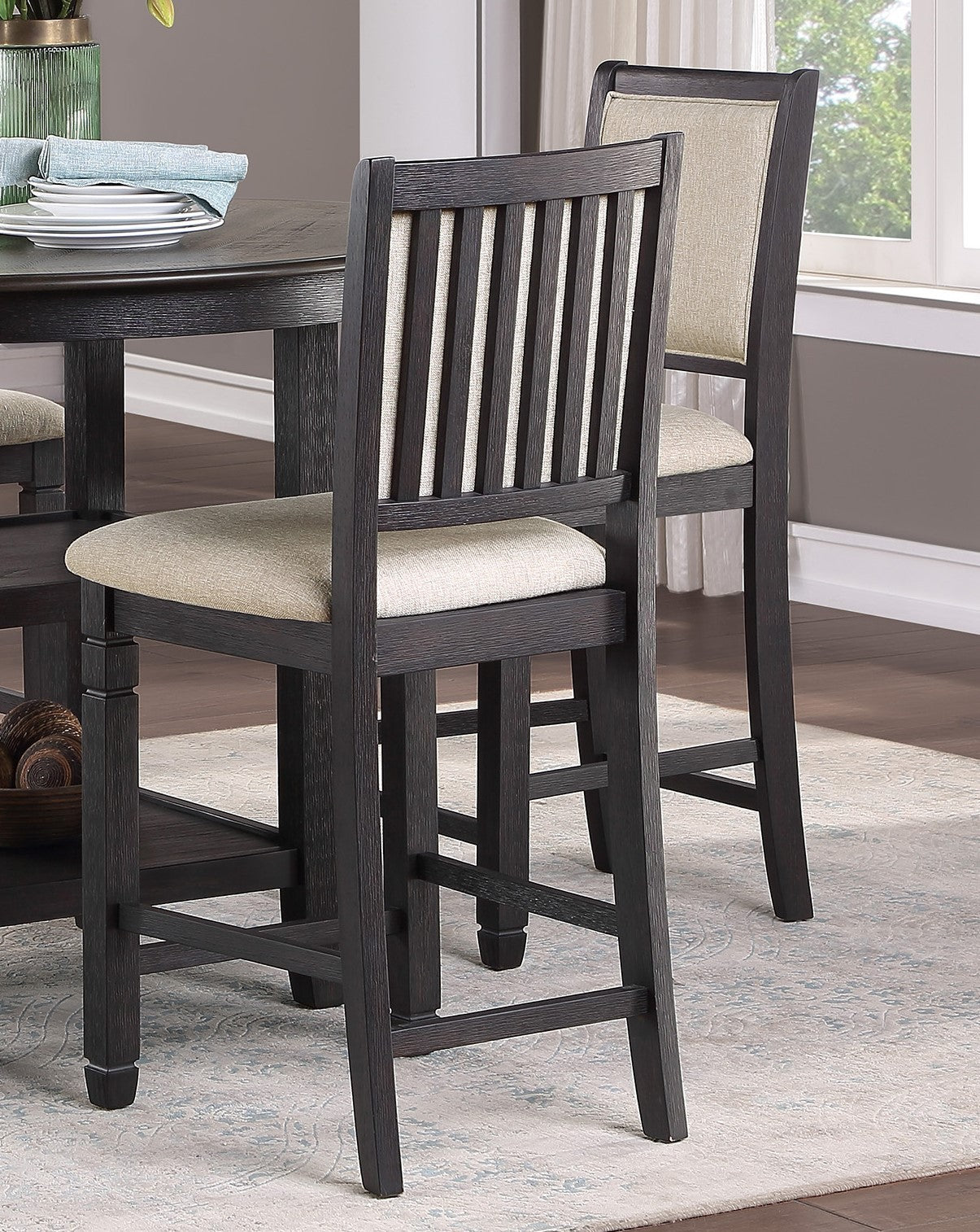 Asher 5-Piece Counter Height Dining Table