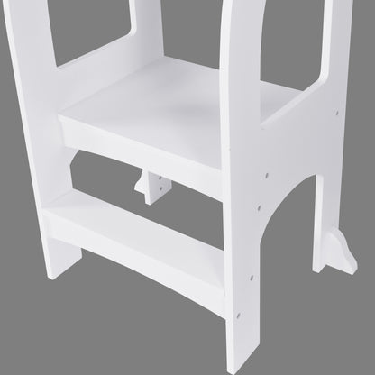 Child Standing Tower, Step Stools for Kids (white)