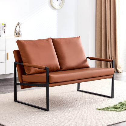 Alexis Two-Seater Sofa Chair (brown)