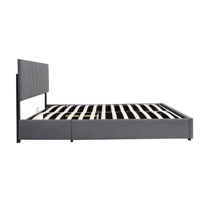 Ava Full Bed (gray)