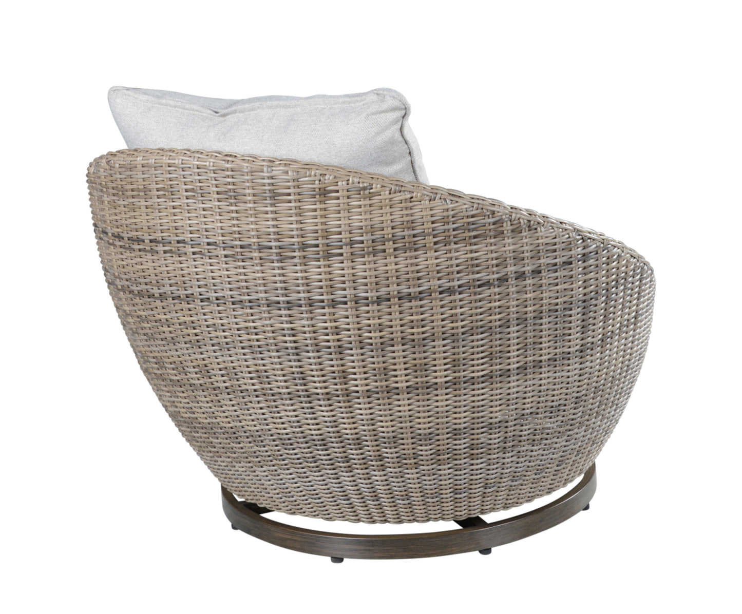 Cozy Swivel Woven Outdoor Set