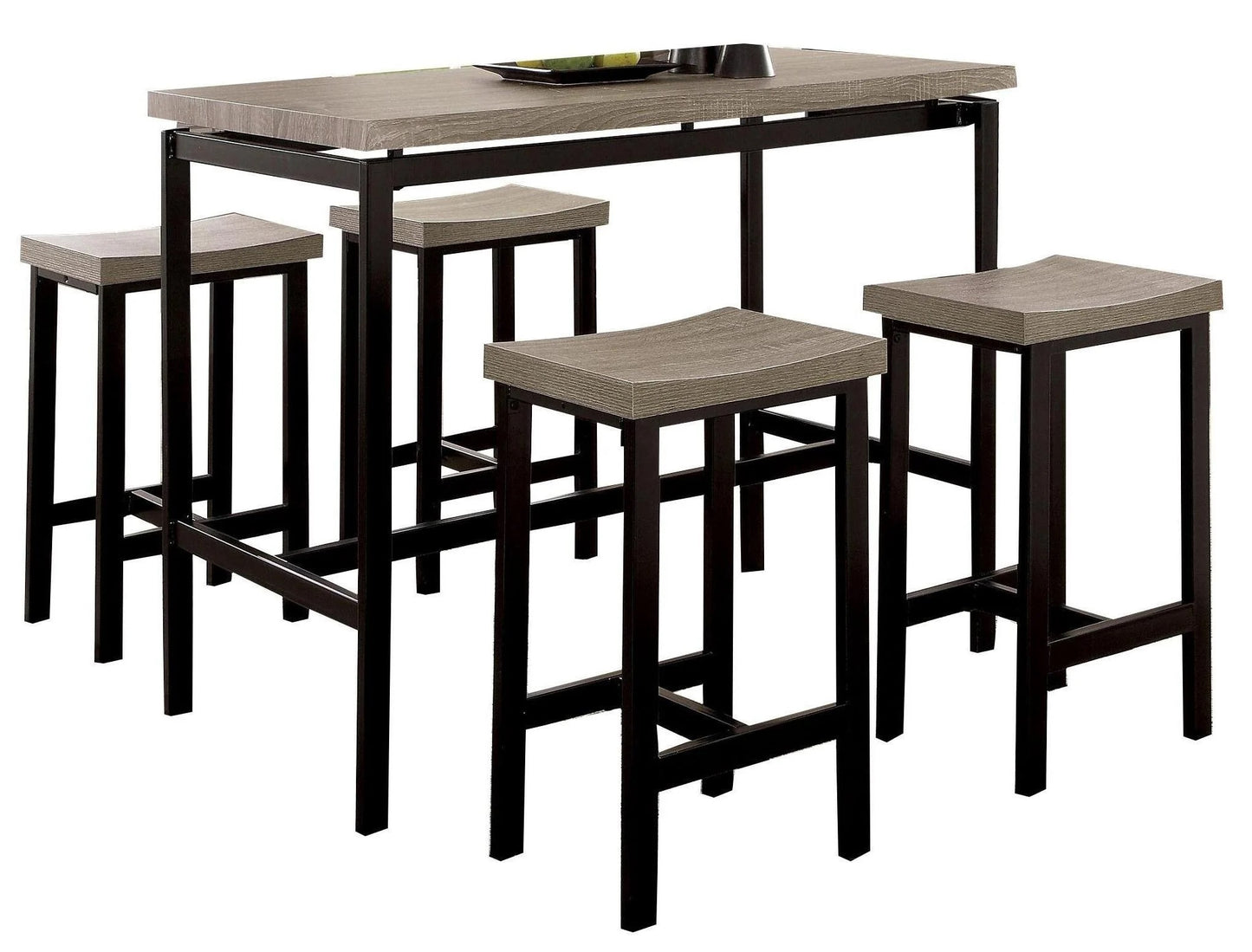 Tom 5-Piece Counter Height Dining Table