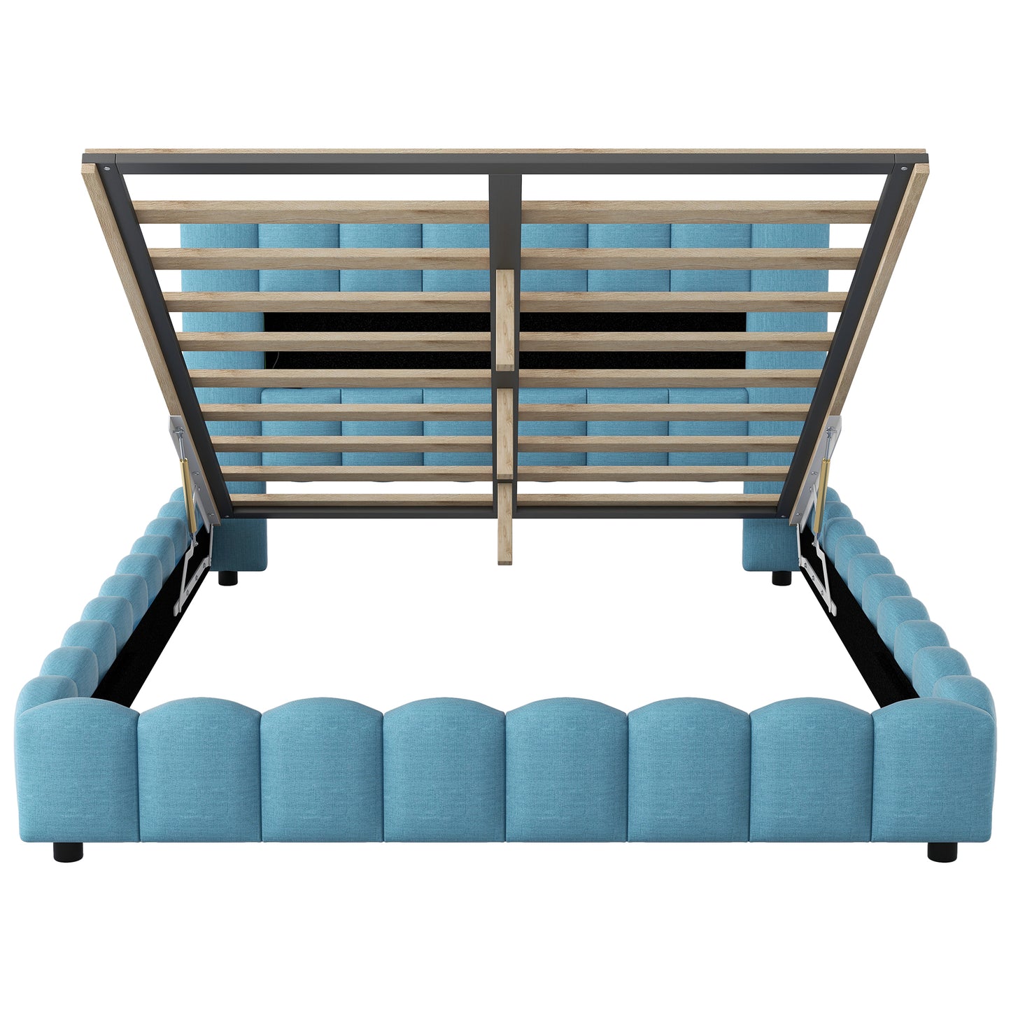 Tululla Queen Bed (light blue)