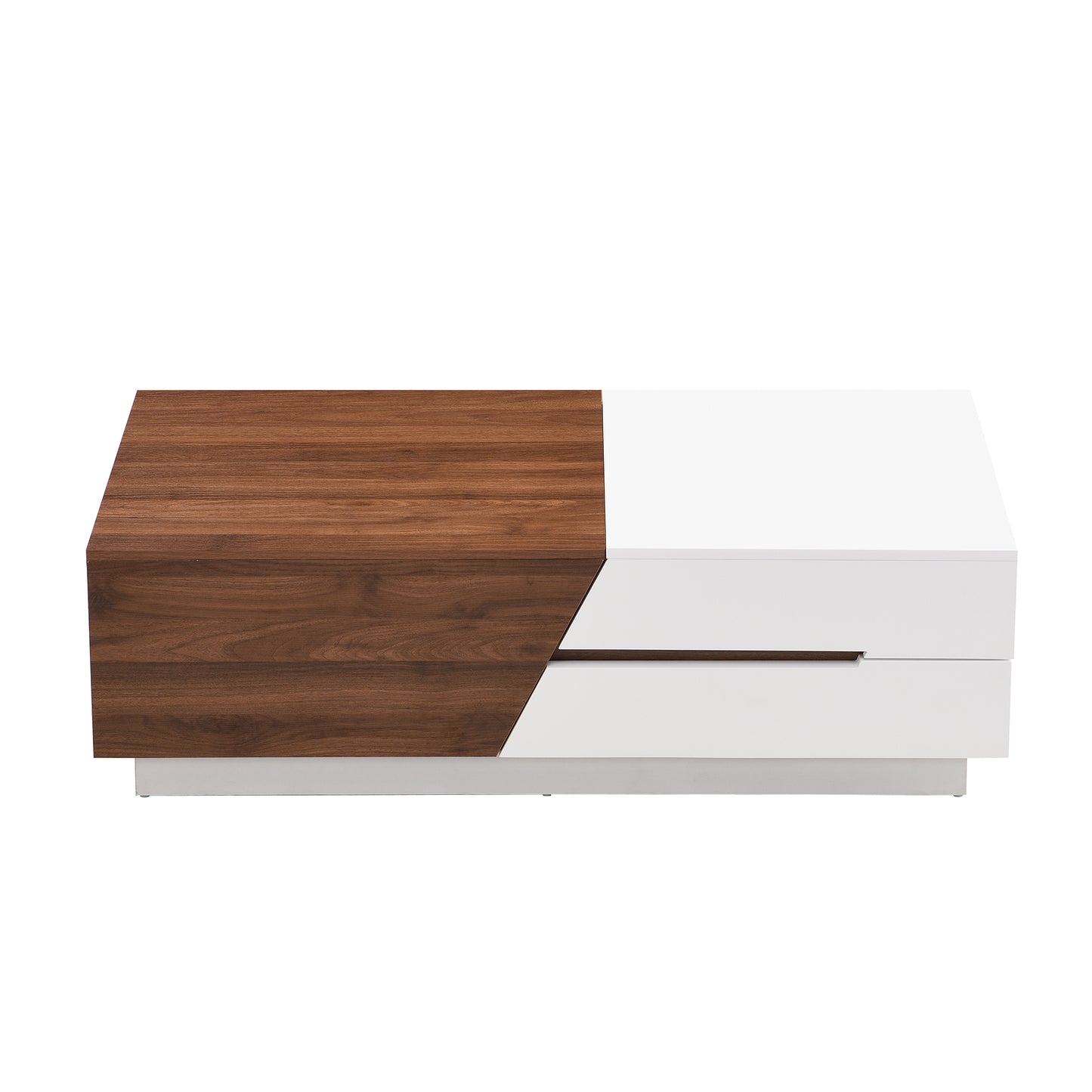 Extendable Sliding Coffee Table (white)