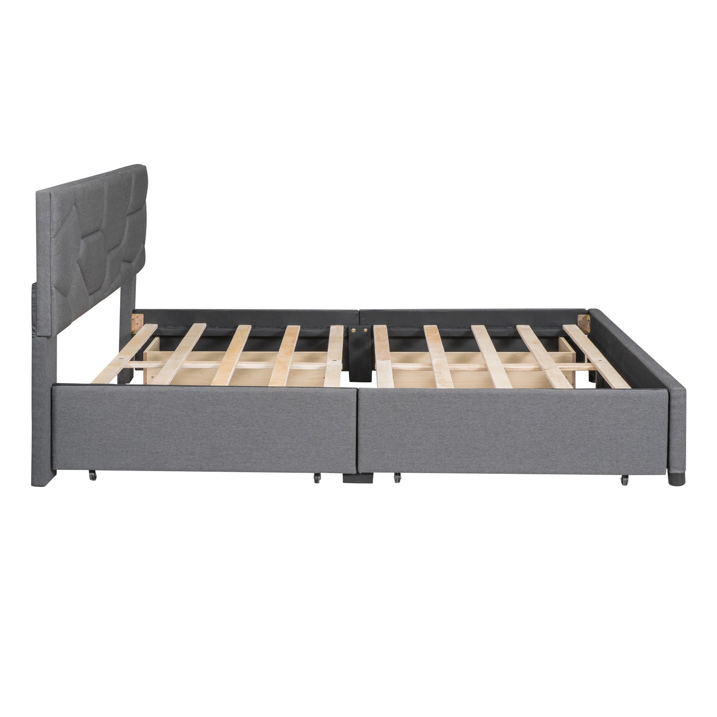 Maia Queen Bed (gray)