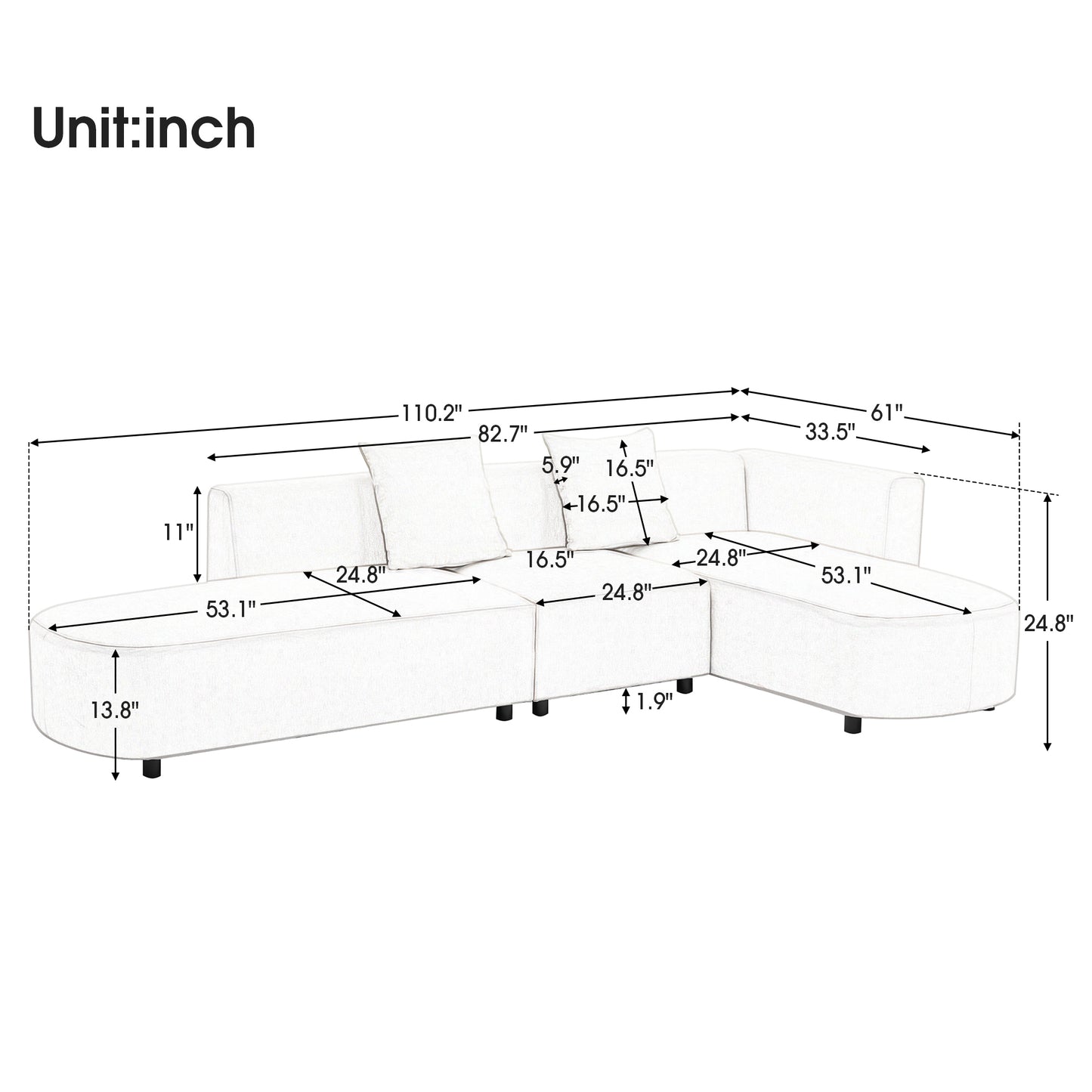 Golda Sectional Sofa