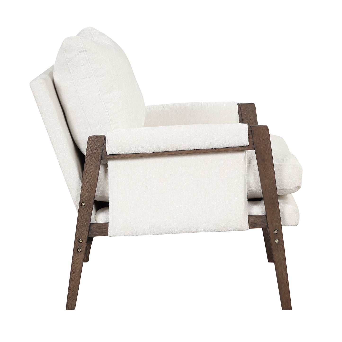 Malibu White Accent Chair