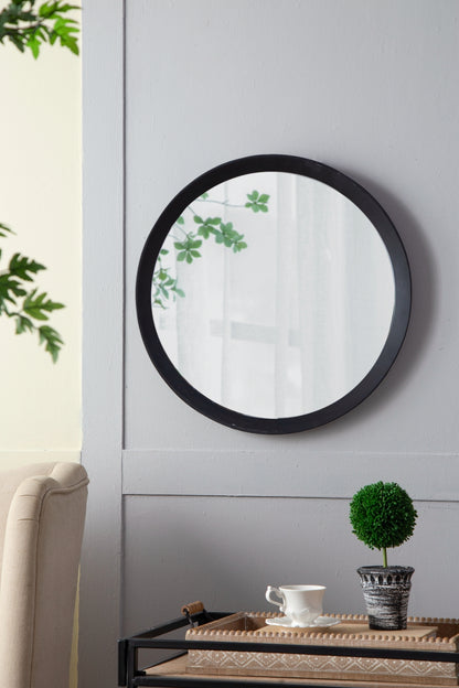 Mango Black Wood Wall Mirror