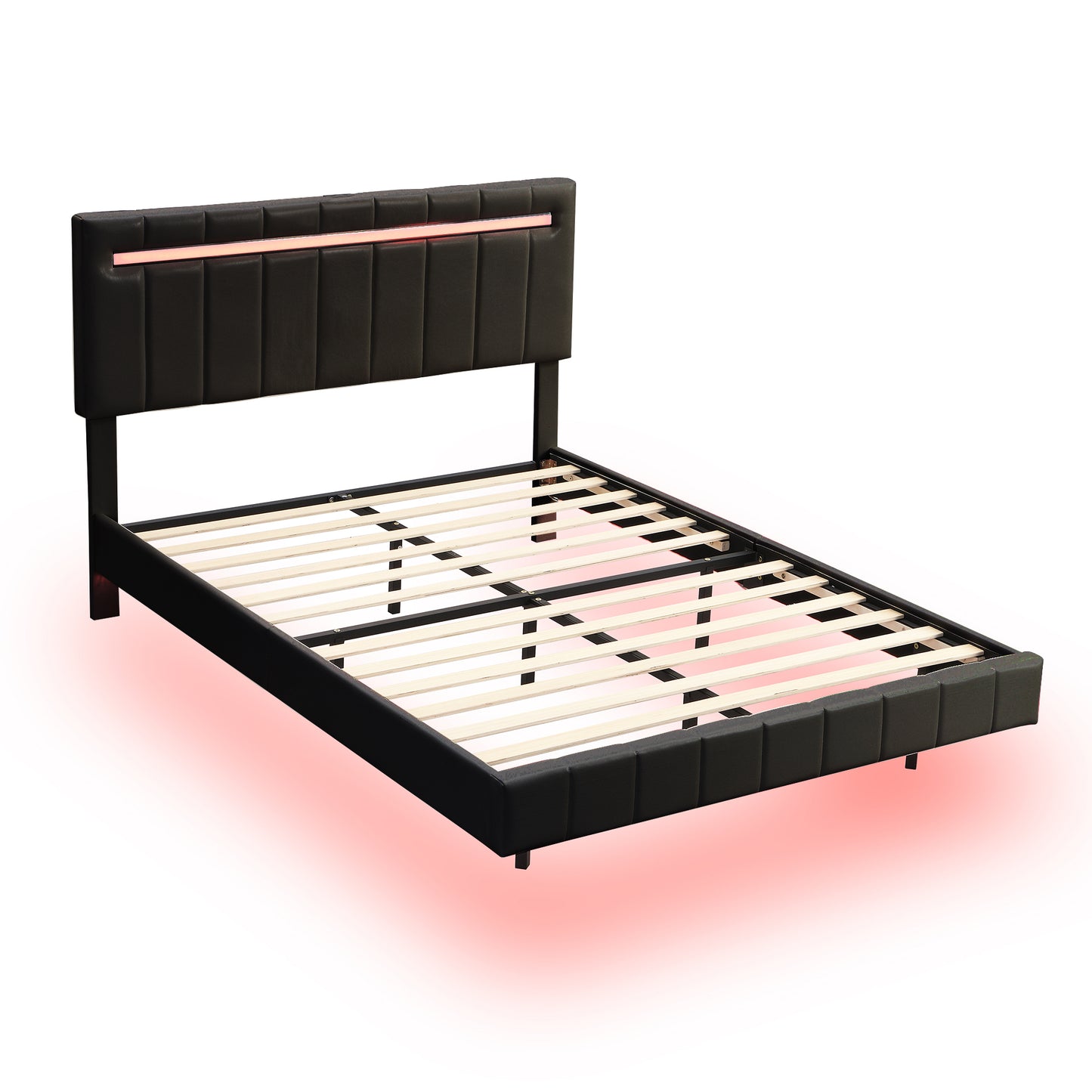 Floating Queen Bed (black)