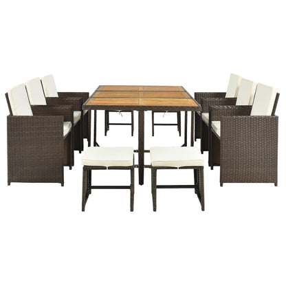 11-Piece Outdoor Dining Table Set