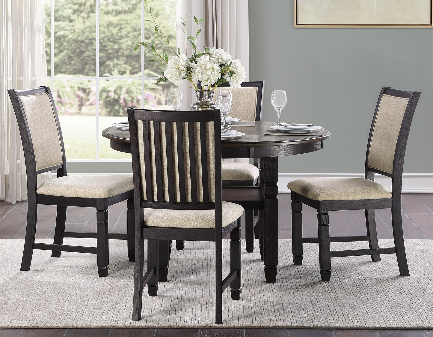 Asher 5-Piece Dining Table