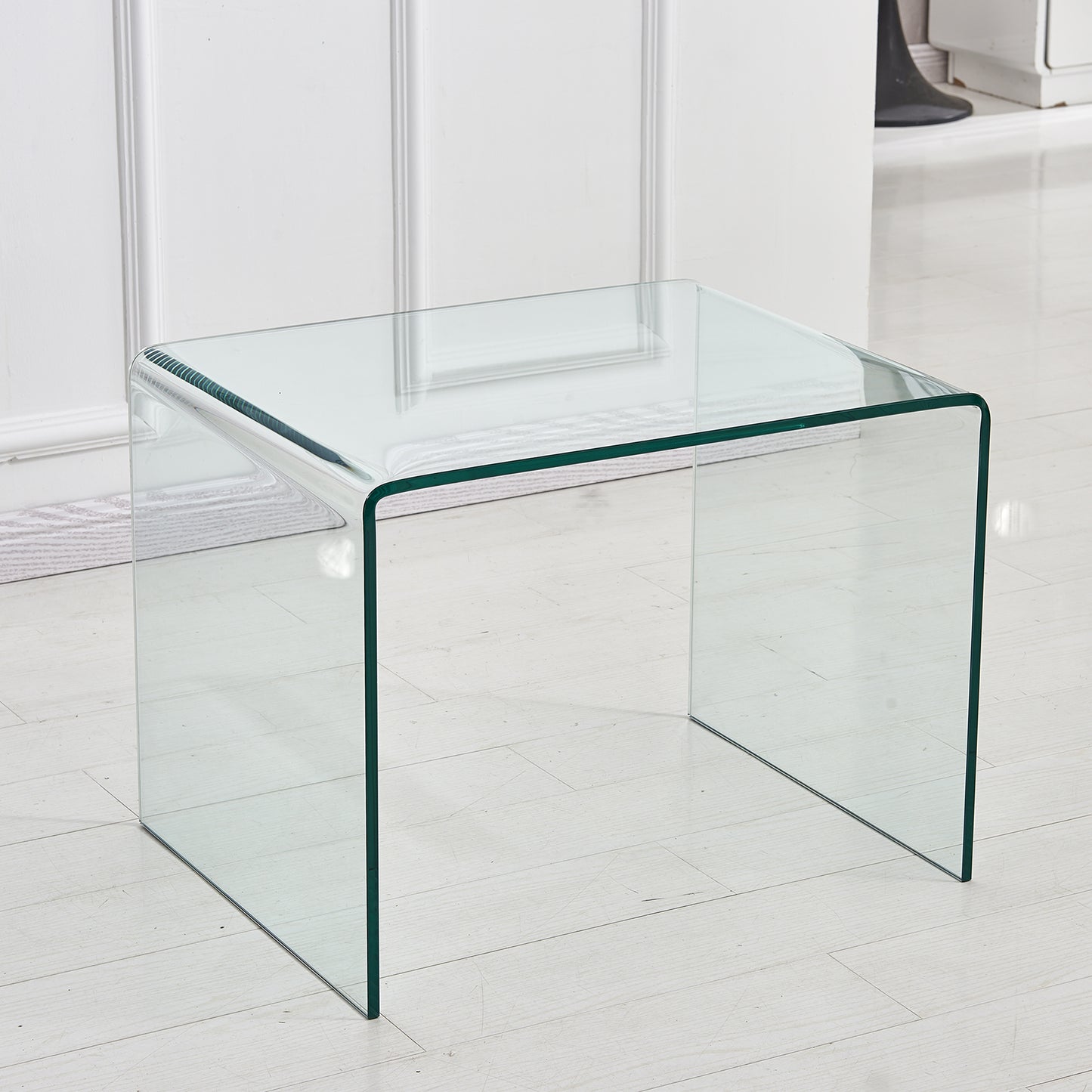Clear Glass Side/End Table