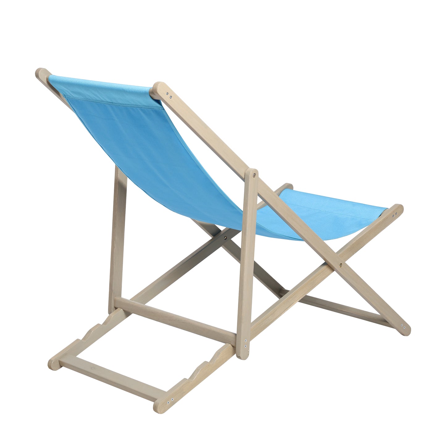 Beach Sling Lounge Chair Set of 2 (blue)