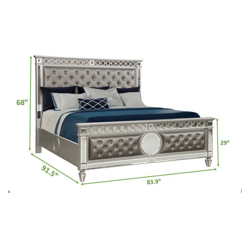Symphony King Bed (silver)