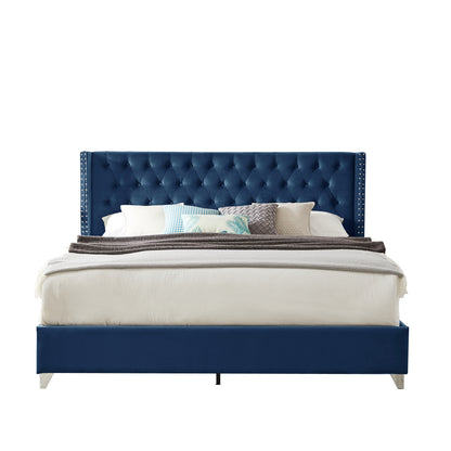 Caine King Bed (blue)