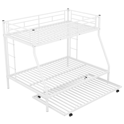 Twin over Full Bed with Sturdy Steel Frame