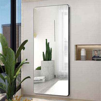 Aluminum Full Length 65 inch Mirror Rounded Corner