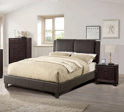 Enya C. King Bed (brown)