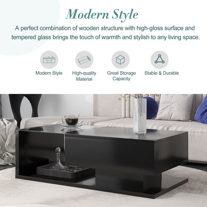 Iris Coffee Table (black)