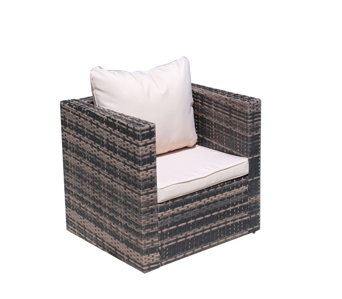 4 Piece Rattan Outdoor Seating Set