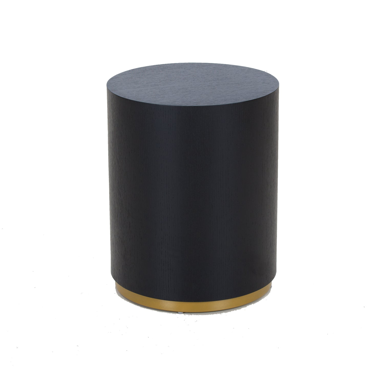 15" Round End Table (black)
