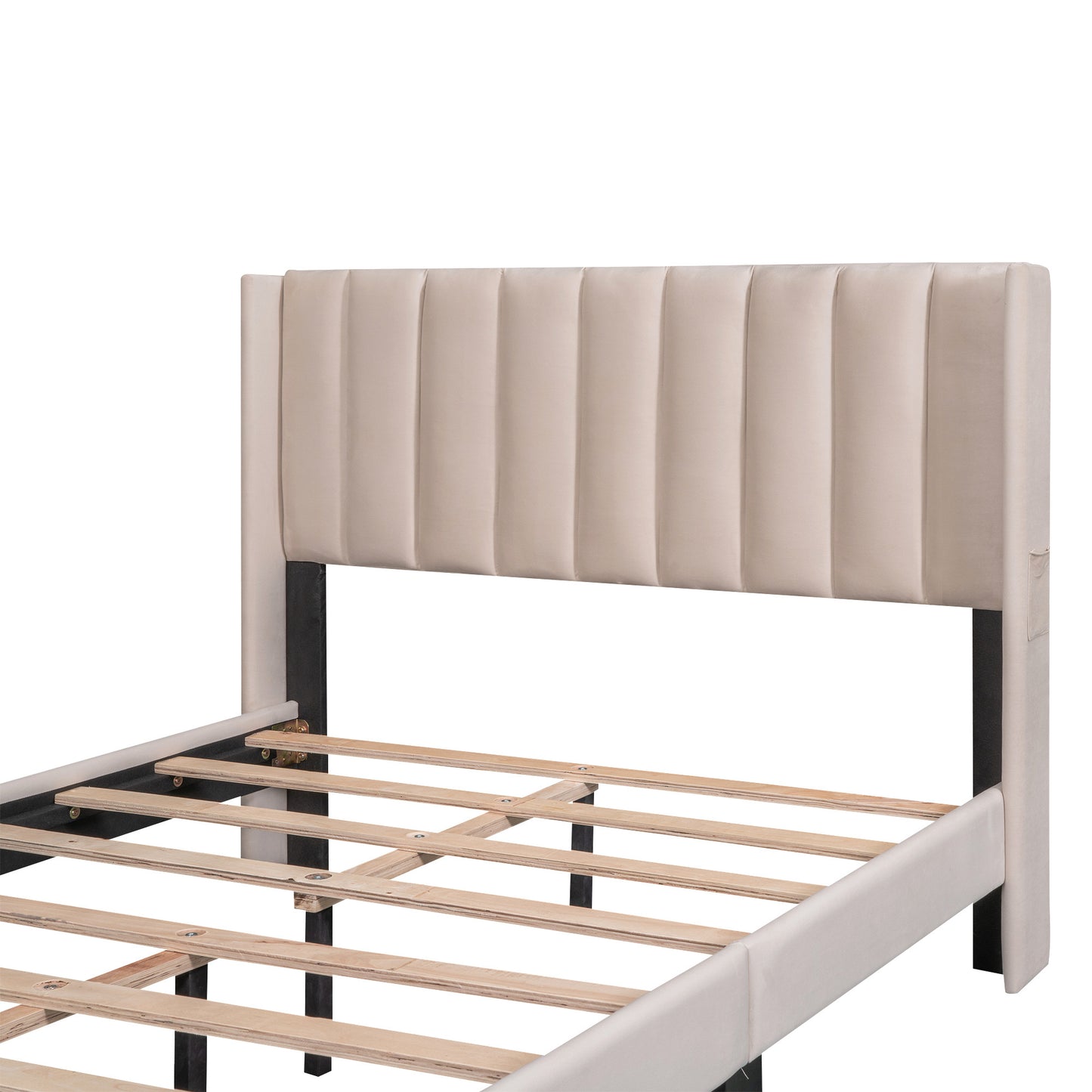 Hava Full Bed (beige)