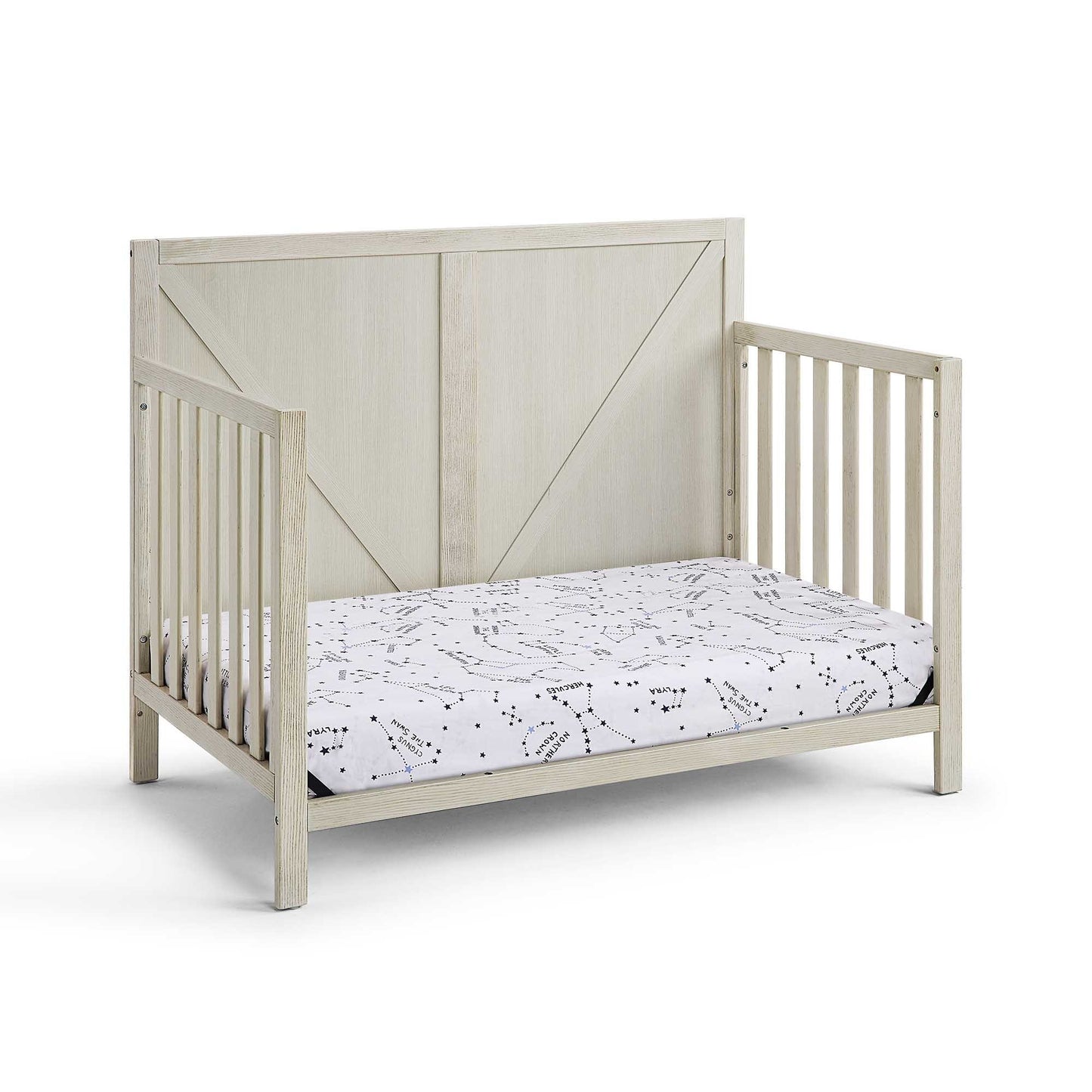 Barnside 4-in-1 Convertible Crib Washed Gray