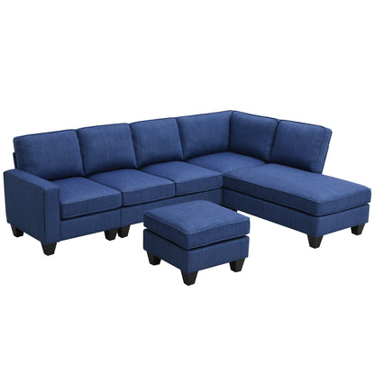 Benjamin Modern L-shaped Sectional Sofa