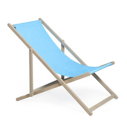 Beach Sling Lounge Chair Set of 2 (blue)